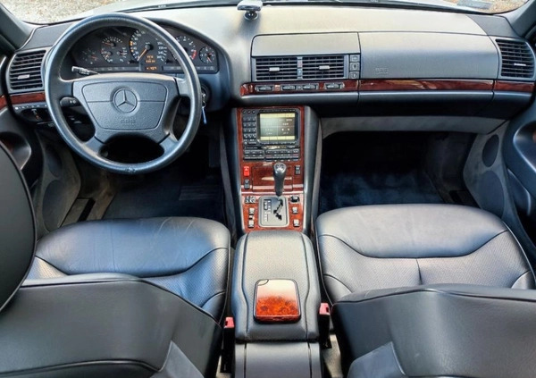 Mercedes-Benz Klasa S cena 159999 przebieg: 38120, rok produkcji 1996 z Poręba małe 407